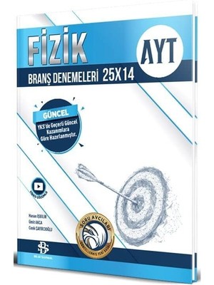 Bilgi Sarmal AYT Fizik 25 x 14 Branş Denemeleri Ahşap Malzeme Abanoz Renkli 70 x 200 cm Boyut