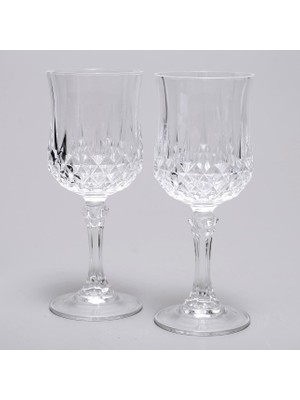 Ogeda Home 6'lı Kristal Lale Desen Kahve Yanı Su Bardağı Seti 50 Ml-6lı Ayaklı Kahve Yanı Su Bardağı