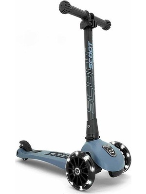 Scoot And Ride Highwaykick 3 LED Tekerlekli Çocuk Scooter Petrol Mavisi 170301-96347
