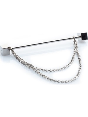 Tudors Erkek Gümüş Renk Yaka İğnesi