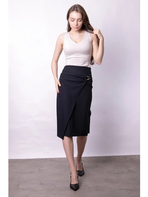 Jument V Yaka Kolsuz Şık Likralı Body-Taş