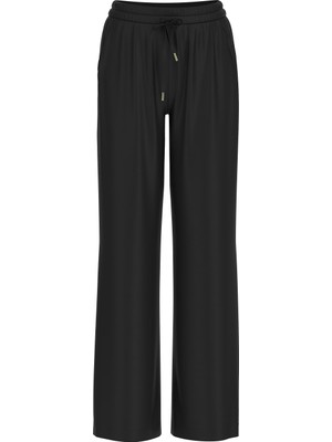 Guess Kadın Dalia Relaxed Fit Pantolon - Siyah