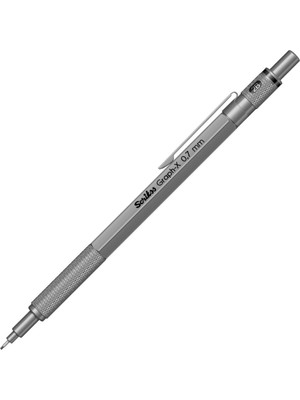 Scrikss Graph-X Metal Versatil Kalem 0.7 mm Gri Renkli Kalem Hafif Gövde ile Profesyonel Kullanım