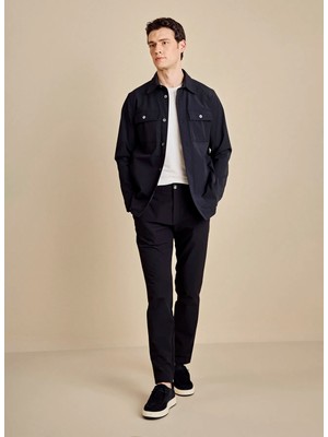 Brooks Brothers Lacivert Erkek Slim Fit Pantolon BBSS26MPT011