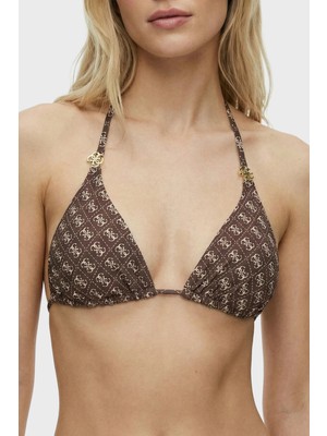 Guess Rem 4g Logolu Üçgen Bikini Üstü E6GJ48KCBJ0 Bayan Bikini Üstü E6GJ48 Kcbj0 Pmlz