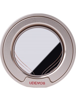 Udemos Freedom Serisi Freeflow 360 Derece Dönebilen Magnetik Ring Stand Telefon Tutucu Gold