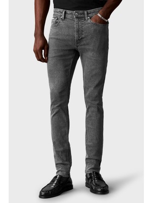 Calvin Klein Pamuklu Slim Fit Normal Bel LV04RF935G3YG Erkek Kot Pantolon LV04RF935G 3yg
