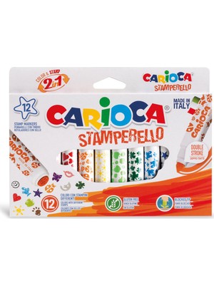 Carioca Stamperello Yıkanabilir Keçeli Boya Kalemi 12'Li