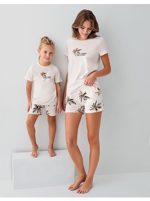 RolyPoly Aile Kombini Yazlık Şortlu Pijama Takımı %100 Pamuk- Ürünler Ayrı Ayrı Satılır, Kombin Için Ayrı Ayrı Sırayla Sepete EKLENMELIDIR-%100 Pamuk