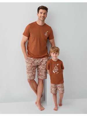 Arnetta Anne Kız & Baba Oğul Pijama Kombini - Ürünler Ayrı Ayrı Satılır, Kombin Için Ayrı Ayrı Sırayla Sepete EKLENMELIDIR-%100 Pamuk