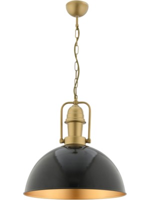 Avonni AV-4106-M41-BSY Eskitme/siyah Boya/kaplama Modern Avize E27 Metal H: 75 Cm, Ø: 33 cm