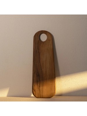 Qua Home Vivi Ceviz Ahşap Kesme & Sunum Tahtası 60X21,5X1.8 cm