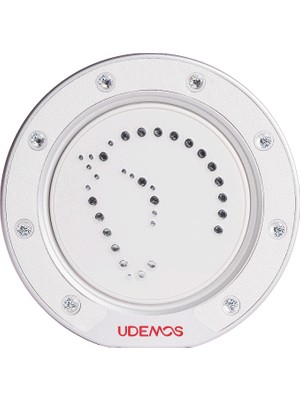 Udemos Wind Serisi Freeflow 360 Derece Dönebilen Magnetik Ring Stand Telefon Tutucu Beyaz