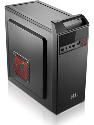 Tuba Toptaş Powerboost VK-B003S Atx 300W Kulplu Shiny Piano  Panel Kurumsal Kasa