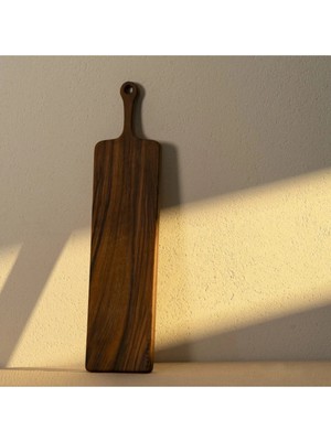 Qua Home Ira Ceviz Ahşap Kesme & Sunum Tahtası 62X15X1.8 cm