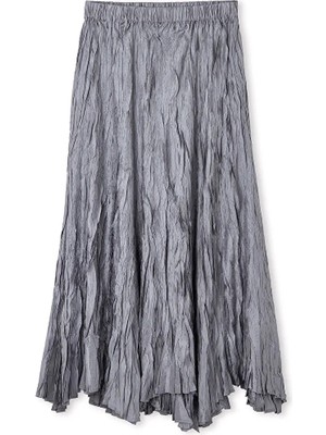 İpekyol Kırışık Efektli Kloş Etek IS1260004151005