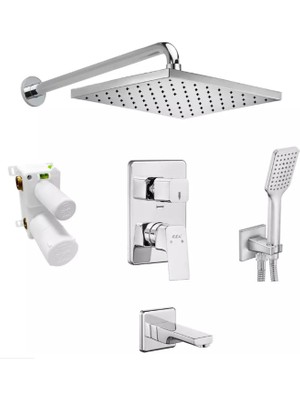 E.C.A Eca Tıera Ankastre Duş Sistemi 3 Yollu Set 102199784