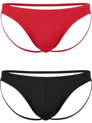Moda Şahsenem Fantezi Arkası Açık Seksi 2'li Erkek Külot
