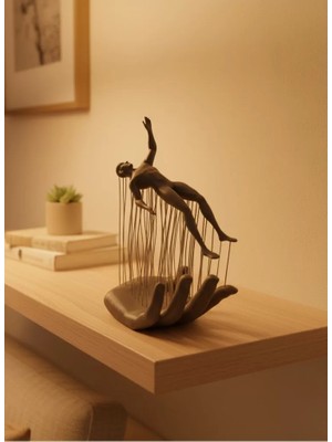 Nemere İthalat El Insan Figürü Gri Nemere Ithalat