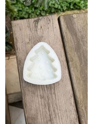 Çam 2d Büyük Tekli Mum Kalıbı (Silikon)