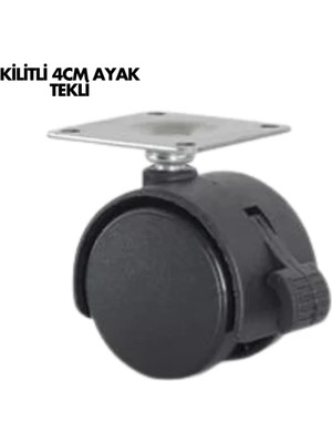 Nemere İthalat Kilitli 4cm Ayak Tekli Nemere Ithalat
