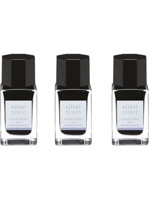 Pılot Ink Iroshızuku - 3 Bottles 15 ml Mavi Ajısaı