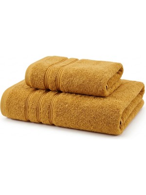 Anılsan Gold El ve Banyo Premium Havlu Set - 50X100CM, 288GR 100X150CM 820GR %100 Pamuk