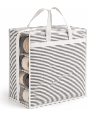 Kraftella Seyahat Ayakkabı Çantası-Fermuarlı Valiz Üstü Düzenleyici -Ayakkabı Hurcu