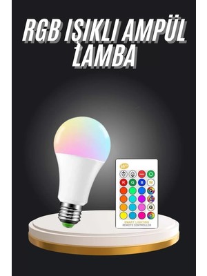 Nemere İthalat Ambiyans Aydınlatma Rgb LED Lamba Kumandalı Renk Değiştirebilen Nemere Ithalat