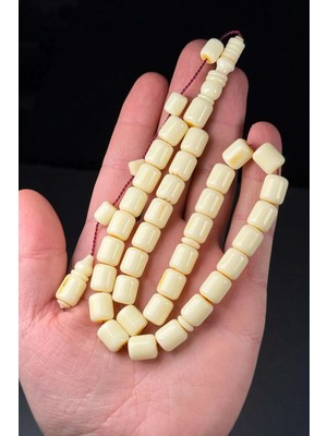 Tesbihkenti Usta Çalışma Eski Çin Oyun Taşı Mahjong Tesbih
