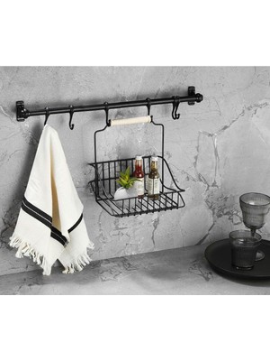 Gerate Ferforje Metal Sepet Askı ve Kanca