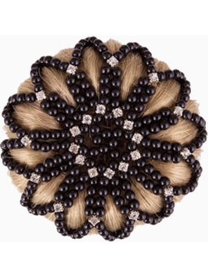 Br Pearl Diamond Lüks Taşlı Topuz Filesi