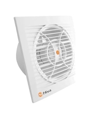 Hiva Banyo ve Tuvalet Aspiratörü, 180 M³/h Debi, 38 Db Sessiz, 15 W Enerji, Ipx4 Su Sıçrama Korumalı, 230 V, 50 Hz, Duvar Tavan Uyumlu, Dekoratif, Beyaz Havalandırma Fanı (120 Mm)