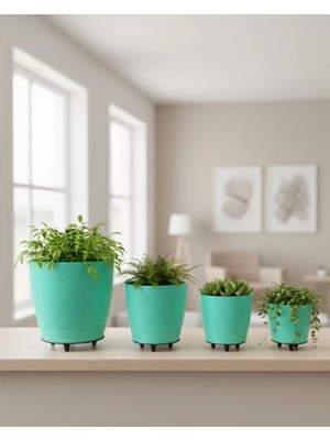 Nemere İthalat 4lü Vazo Yeşil Nemere Ithalat