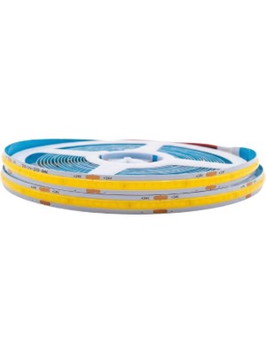24V 8mm Esnek Cob Şerit LED Natural Beyaz 4000K 320 Ledli IP20 5m