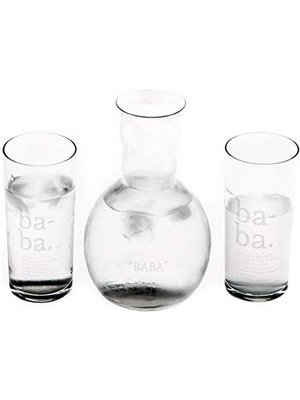 Baba Tanımı Tasarımlı Ahşap Kutulu Rakı Seti