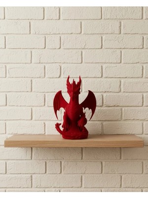 Nemere İthalat Kırmızı Ejderha Biblo 12 cm Dekoratif Fantastik Obje Hediyelik Süs Eşyası Nemere Ithalat