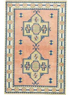 Soho Antiq Giyza Rustik Desenli Yün Halı 126X190 cm