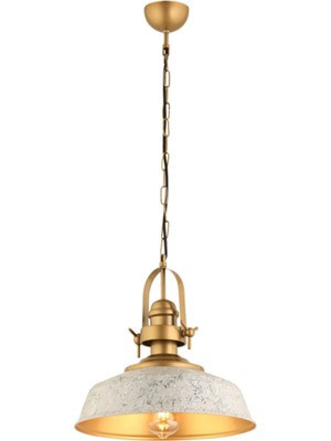 Avonni AV-4106-M39-BBY Beyaz/eskitme Boya/kaplama Modern Avize E27 Metal H: 75 Cm, Ø: 35 cm