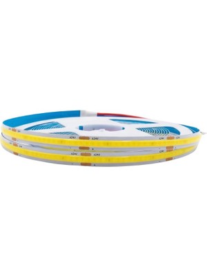 24V 8mm Esnek Cob Şerit LED Beyaz 320 Ledli IP20 5m