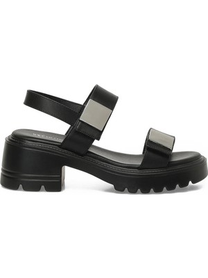 Butigo 25S-259 6fx Siyah Kadın Kalın Taban Sandalet