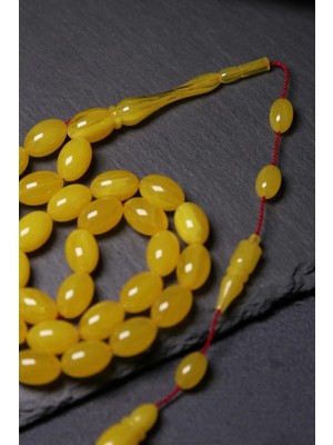 Tesbihkenti Mahmut Başkale Üst Düzey Malzeme ve Işçilik Sıkma Kehribar Tesbih