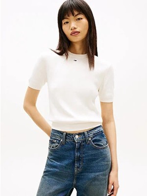 Tommy Hilfiger Tjw Kadın Essential S/s Kazak