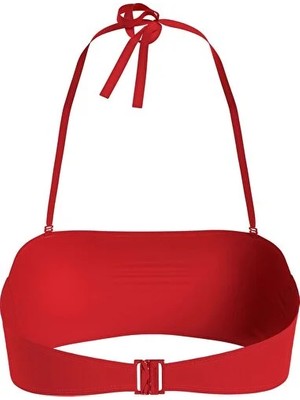 Tommy Hilfiger Kadın Sıcak Kırmızı Bikini Üstü