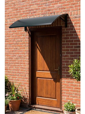 Liccia Metal Kapı Pencere Üstü Pratik Sundurma 20X64X115CM