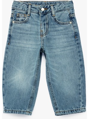 Koton Pamuklu Oversize Denim Pantolon