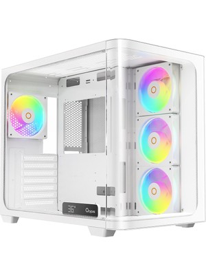 Ocypus Iota C70 White Curve Argb Digital Tempered Glass USB 3.0 Atx Mid Tower Kasa
