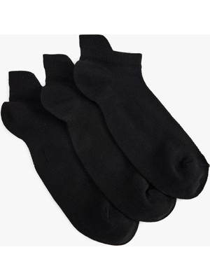 Koton 3'lü Basic Pamuklu Patik Spor Çorabı Seti