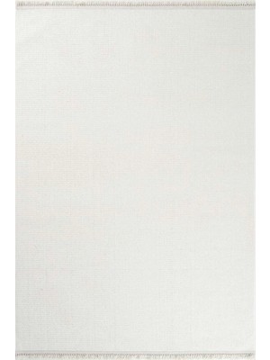 Has 1950 Sareno 191101 Beyaz - Ferahlatıcı Beyaz Renkli Ince Dokulu Halı