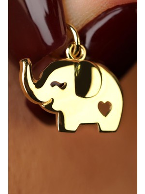 Fiyonk Kuyumculuk 14 Ayar Altın Fil Kolye Ucu